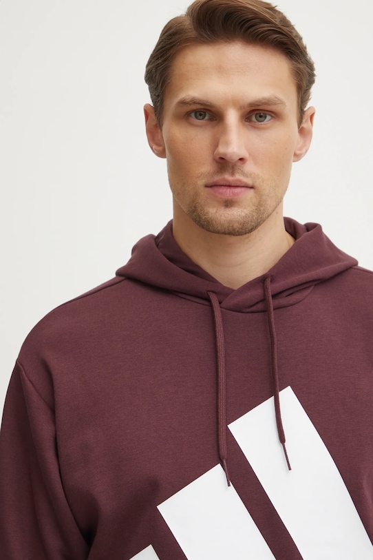 Mikina adidas Essentials burgundské JE8897