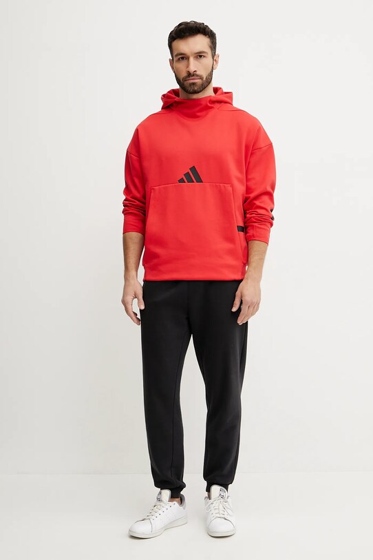adidas bluza Z.N.E. JD5322 rosu SS25