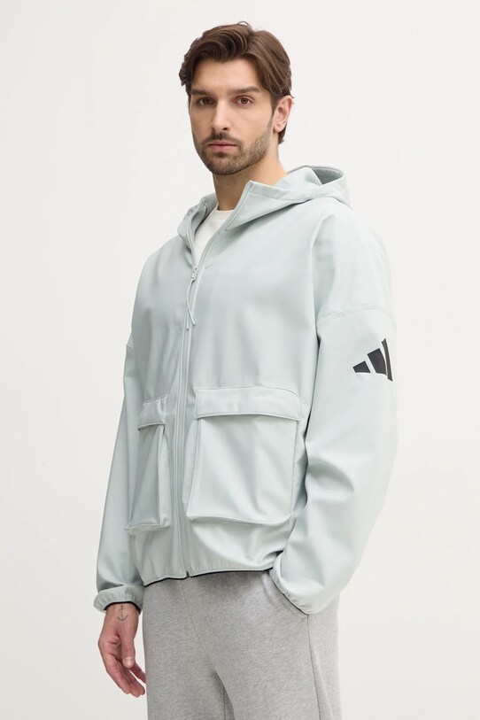 Куртка adidas City Escape с капюшоном зелёный JF3302