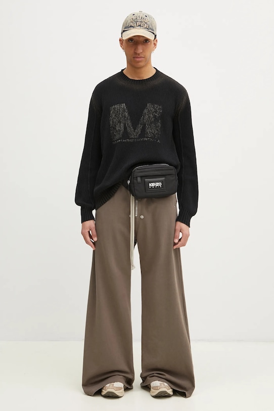 MM6 Maison Margiela pulover de bumbac SH0HL0024 negru