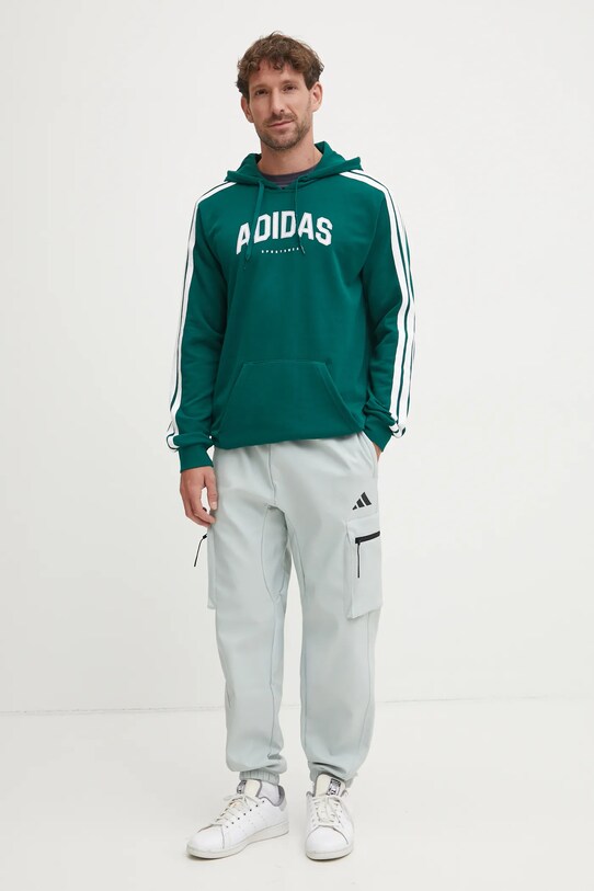 Суичър adidas Collegiate JV6506 зелен SS25