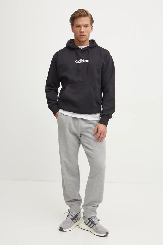 Mikina adidas Essentials Linear JN1759 čierna SS25