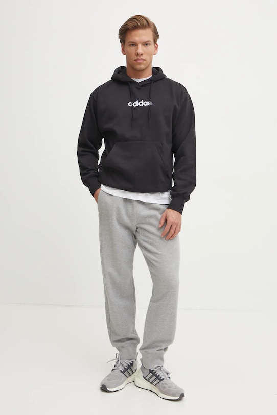 adidas bluza Essentials Linear JN1759 negru SS25