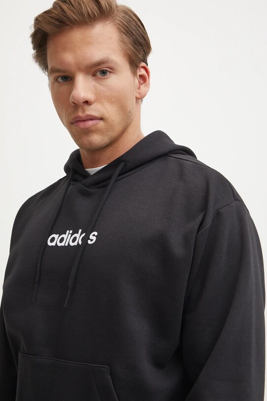Mikina adidas Essentials Linear čierna JN1759