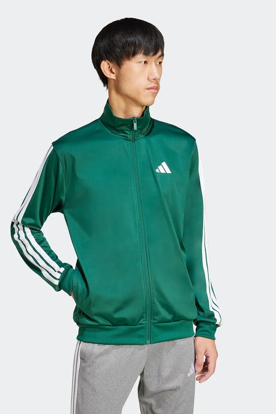 Одежда Кофта adidas 3-Stripes JI8821 зелёный