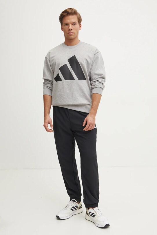 adidas bluza Essentials JE8952 gri SS25