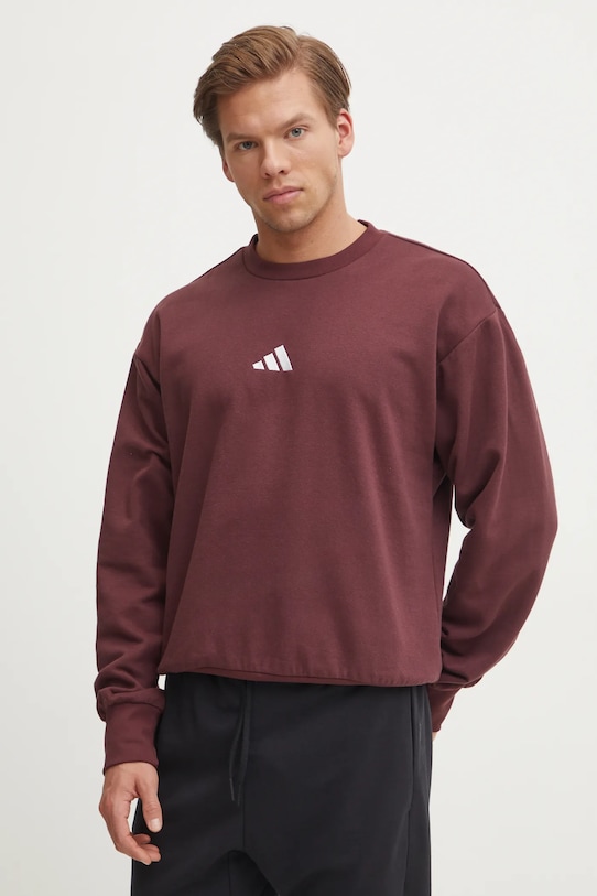 adidas bluza Feelcozy imprimeu rosu JE3786