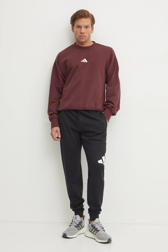 adidas bluza Feelcozy JE3786 rosu SS25