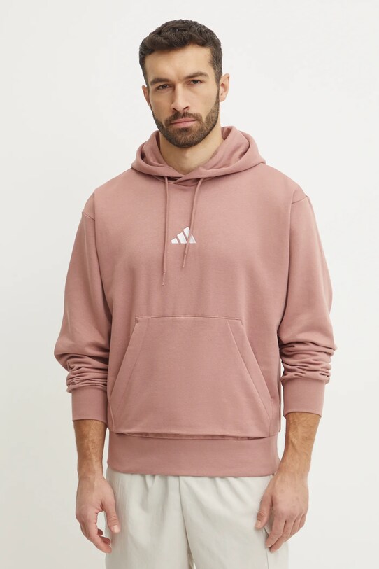 adidas bluza Feelcozy imprimeu roz IN6069