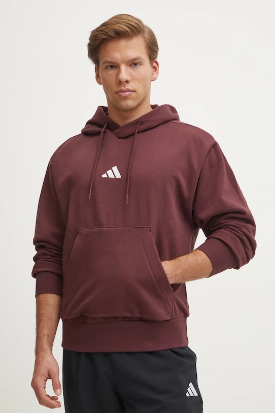 adidas bluza Feelcozy imprimeu rosu IN6070