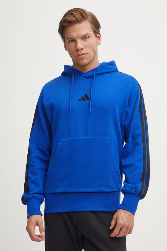 Mikina adidas Essentials s kapucňou modrá JE6300