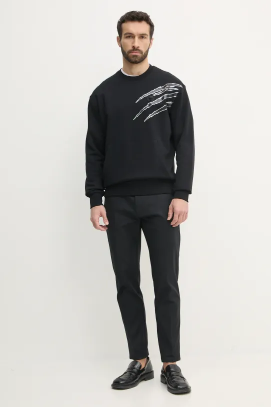 PLEIN SPORT bluza SAEC.MJO1328.STE001N czarny SS25