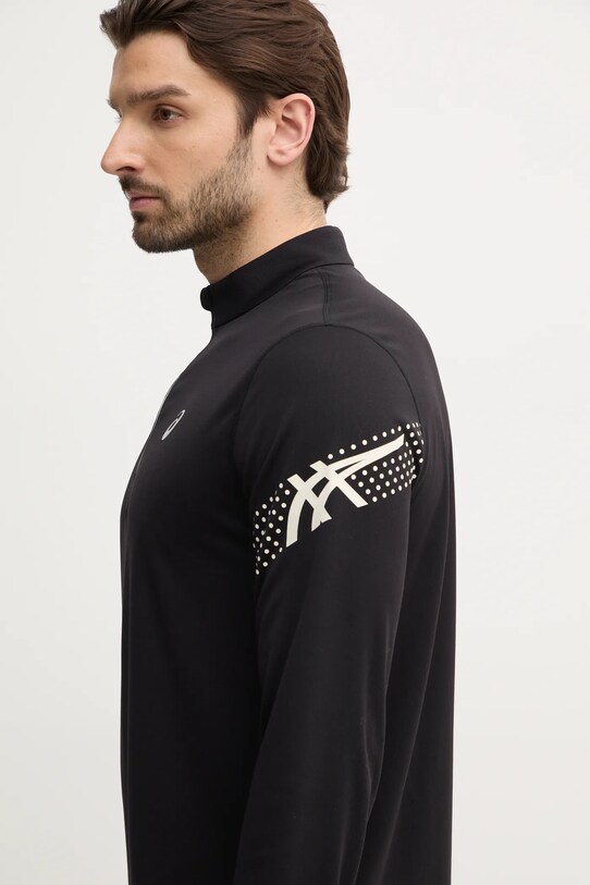 Лонгслив для бега Asics Icon чёрный 2011D241