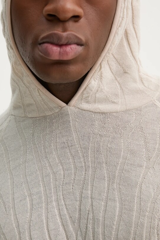 Heliot Emil woolen jumper SS25.M.07.070.ST18 beige