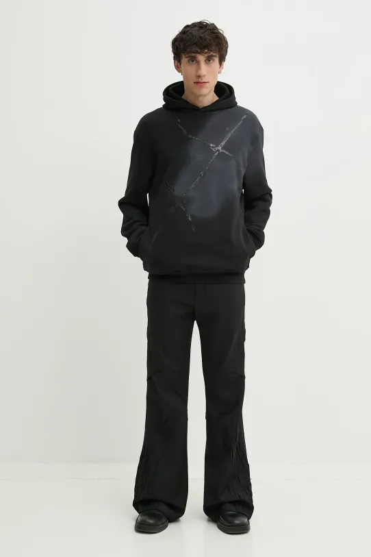 Heliot Emil cotton sweatshirt SS25.M.08.072.BLK01 gray SS25