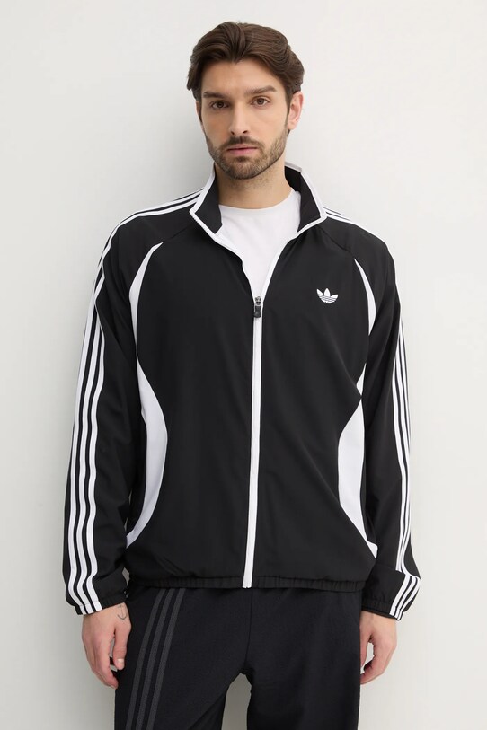 Mikina adidas Originals Teamgeist bez kapucne čierna JC6227