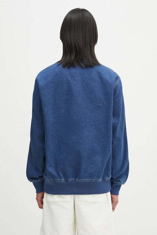 Abbigliamento adidas Originals felpa in denim Adicolor Denim Firebird Track Top JC6233 blu