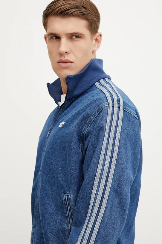 adidas Originals bluza jeansowa Adicolor Denim Firebird Track Top JC6233 niebieski