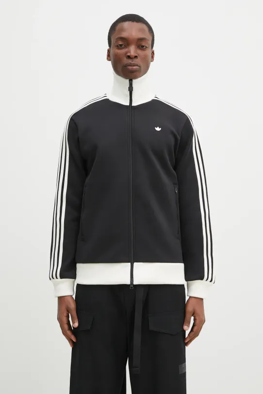 adidas Originals bluza Premium Tracktop bez kaptura czarny JC6353