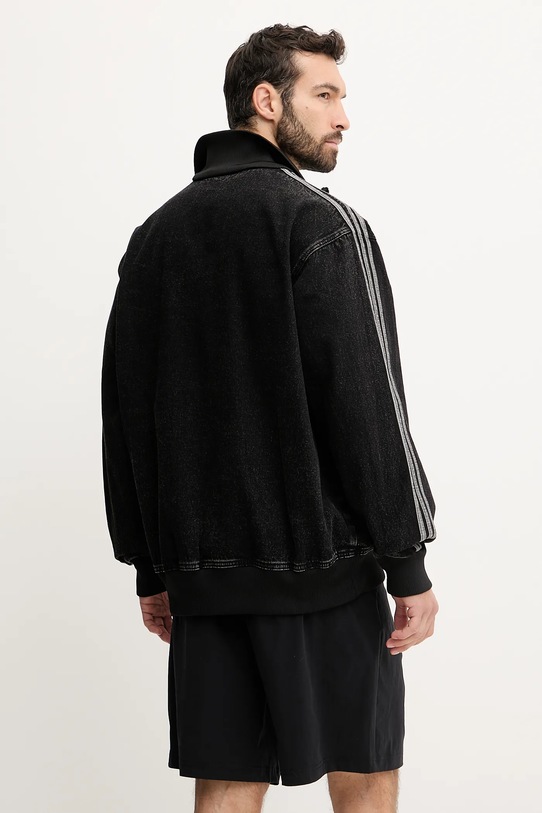 Îmbrăcăminte adidas Originals geacă jeans Adicolor Denim Firebird Track Top JC6717 negru