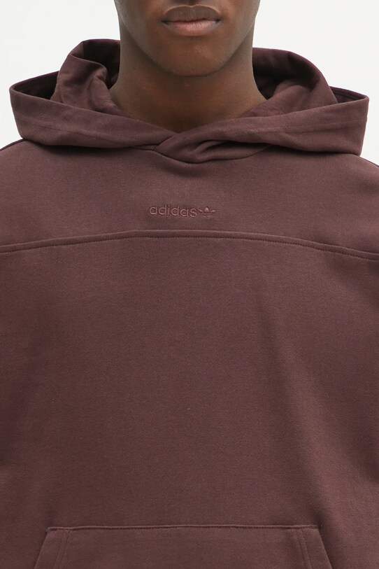 Mikina adidas Originals Premium Loved Hoodie hnedá JC8351