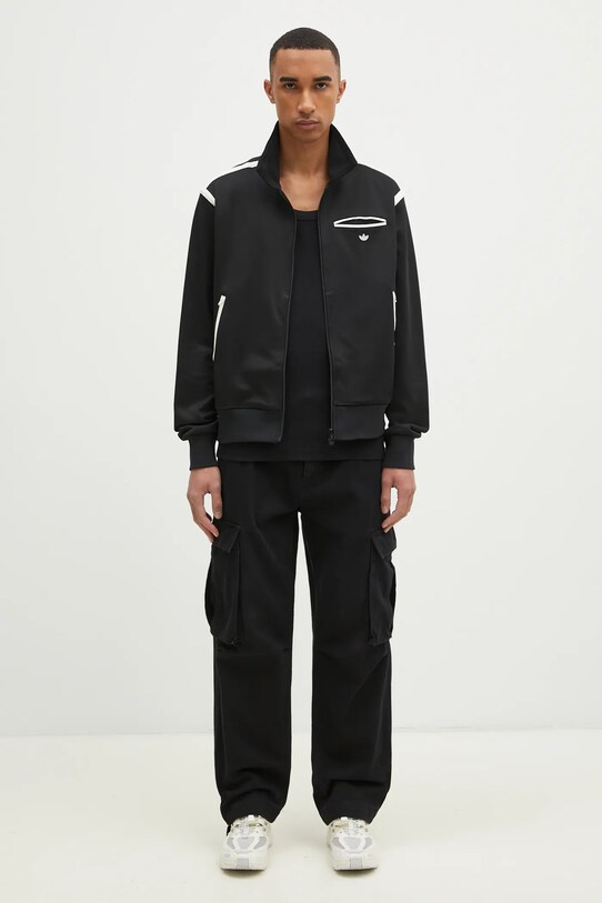 adidas Originals bluză Premium Tracktop JD3397 negru