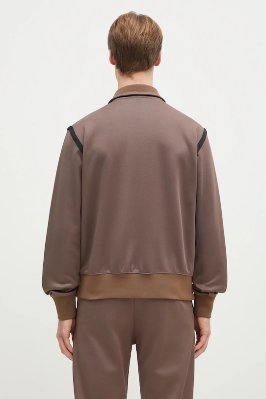 Clothing adidas Originals sweatshirt Premium Tracktop JN4474 brown