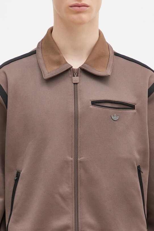Dukserica adidas Originals Premium Tracktop smeđa JN4474