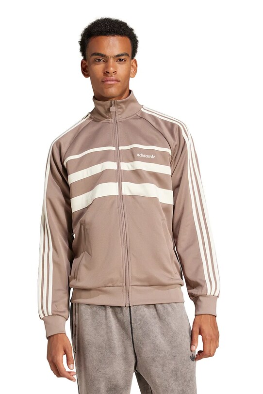 adidas Originals bluza First Tracktop pozostałe brązowy JP1043