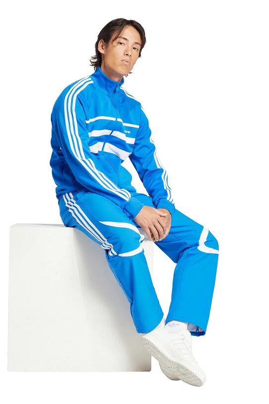 Mikina adidas Originals First Tracktop JP1044 modrá