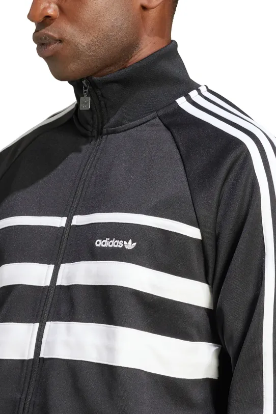 Суичър adidas Originals First Tracktop черен JP1046