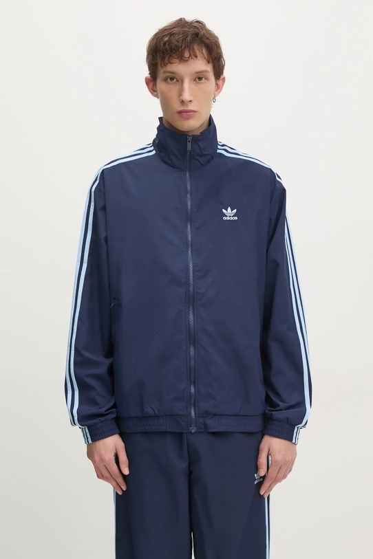 Μπουφάν adidas Originals Firebird Tracktop χωρίς μόνωση σκούρο μπλε JP1253