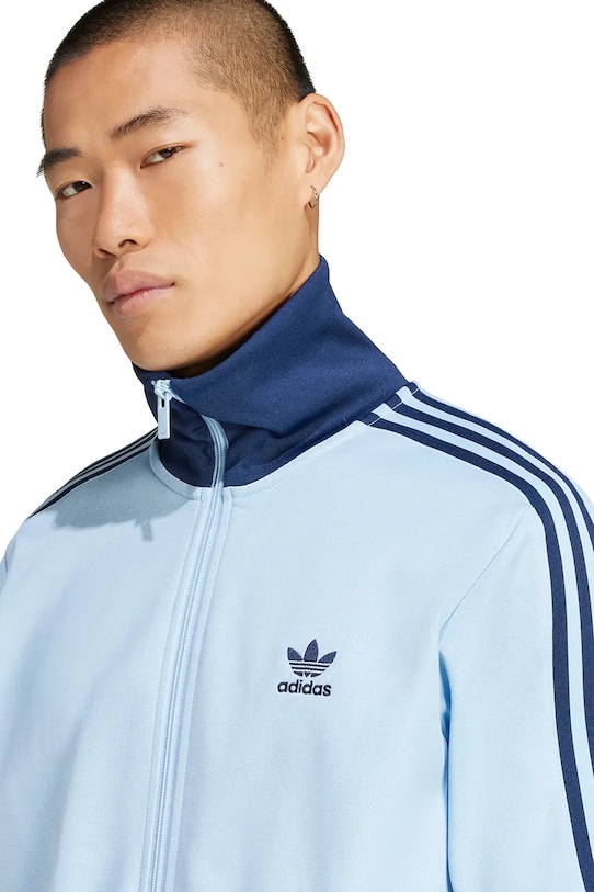 adidas Originals bluză Clastic Tracktop albastru JP2521