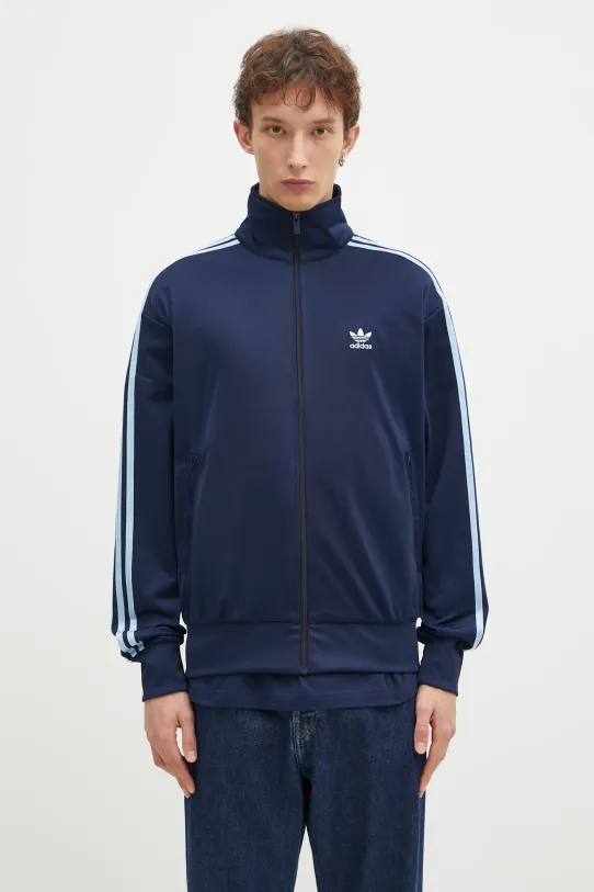 Mikina adidas Originals Firebird Tracktop nášivka tmavomodrá JP2544
