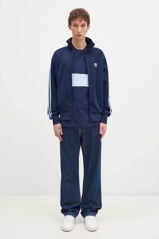 Mikina adidas Originals Firebird Tracktop tmavomodrá JP2544