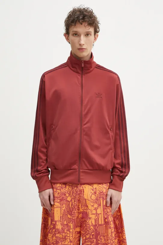 Dukserica adidas Originals Firebird Tracktop natpis bordo JP2545