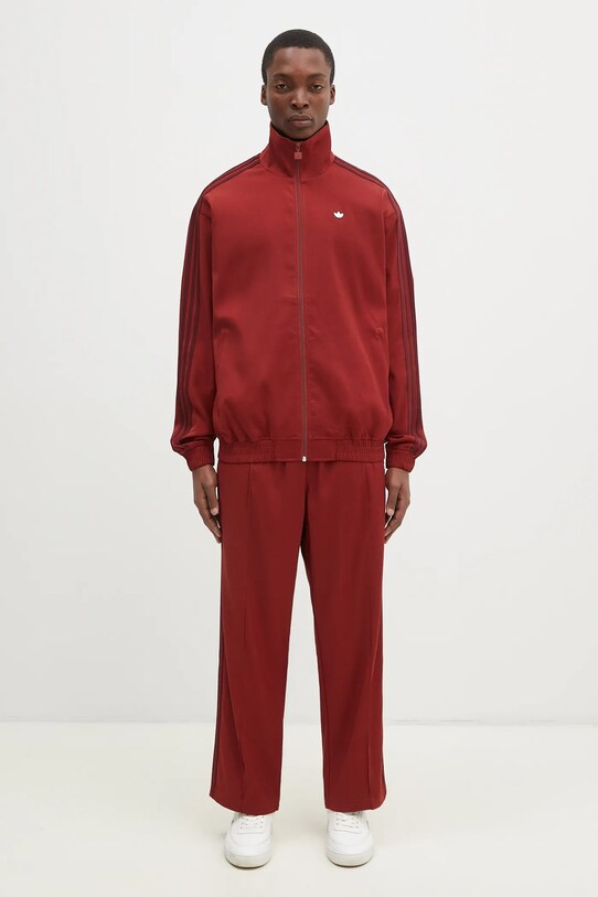 adidas Originals bluza Firebird Tracktop JX7172 burgundia