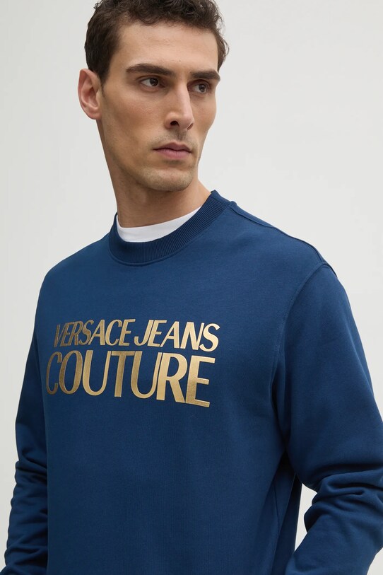Хлопковая кофта Versace Jeans Couture тёмно-синий 78GAIT05.CF01T