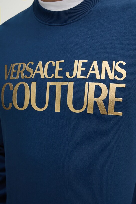 Bavlnená mikina Versace Jeans Couture 78GAIT05.CF01T tmavomodrá