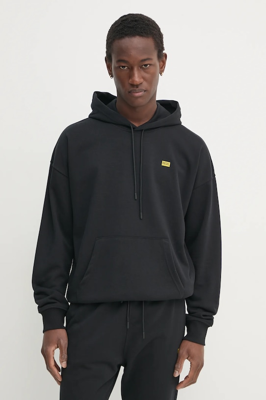 Mikina Diesel s kapucňou čierna A16401.0HYAT