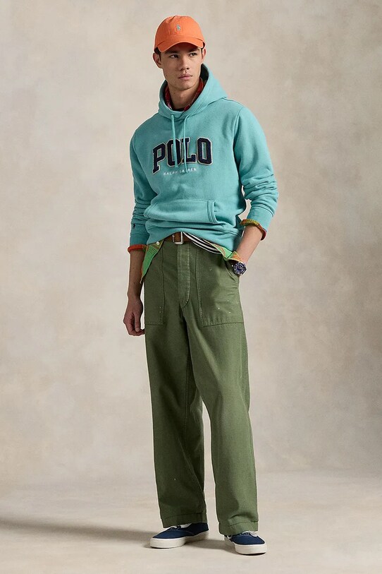 Ρούχα Μπλούζα Polo Ralph Lauren Long Sleeve Sweatshirt 710959017 πράσινο