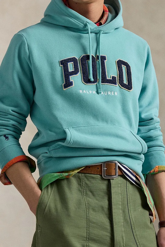 Mikina Polo Ralph Lauren Long Sleeve Sweatshirt zelená 710959017