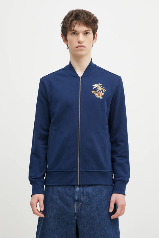 Одежда Хлопковая кофта Polo Ralph Lauren Long Sleeve Sweatshirt 710970280 голубой