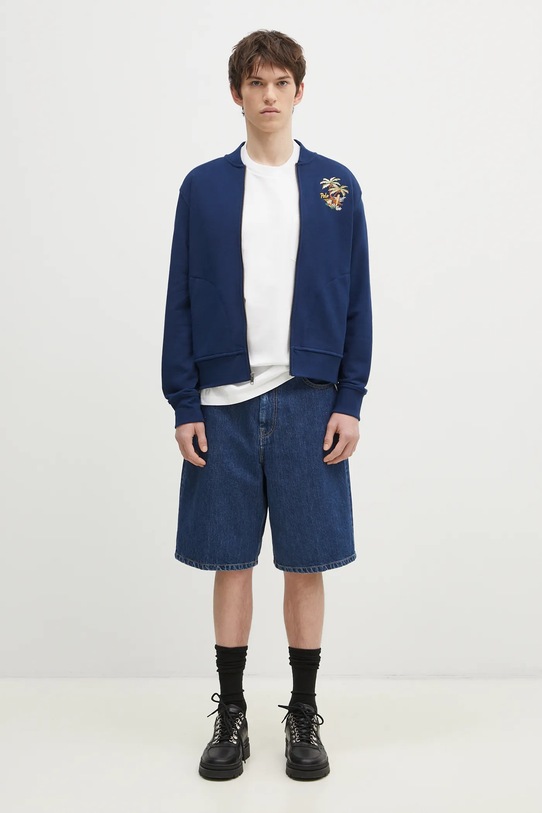 Хлопковая кофта Polo Ralph Lauren Long Sleeve Sweatshirt 710970280 голубой