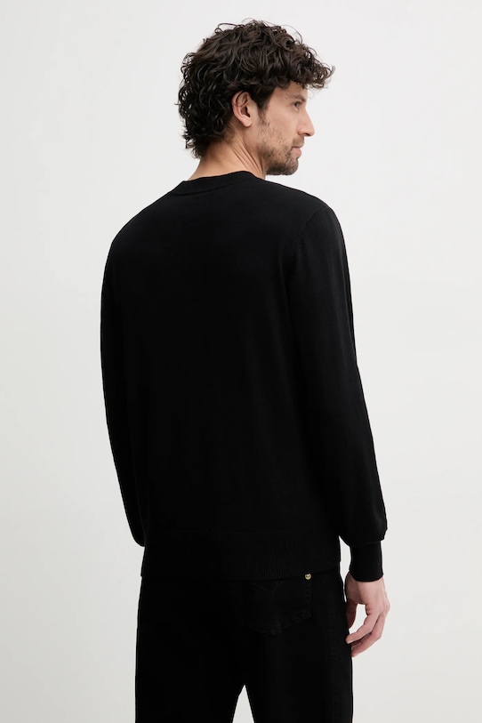 Abbigliamento Versace Jeans Couture maglione con aggiunta di cachemire 78GAFM17.CM06H nero
