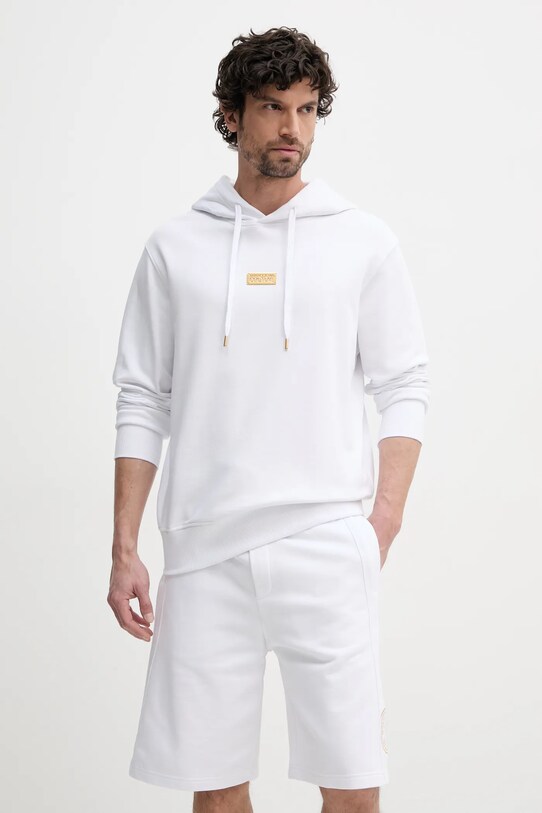 Versace Jeans Couture bluza bawełniana bawełna biały 78GAIT08.CF01T