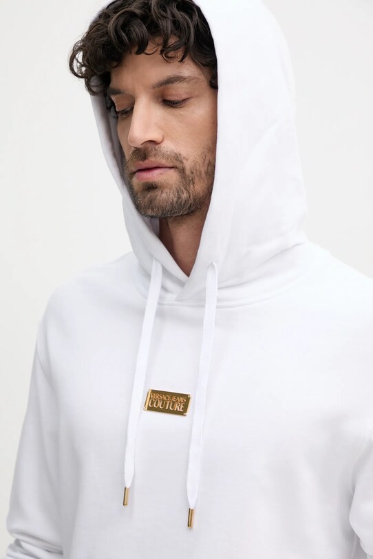 Versace Jeans Couture bluza bawełniana biały 78GAIT08.CF01T