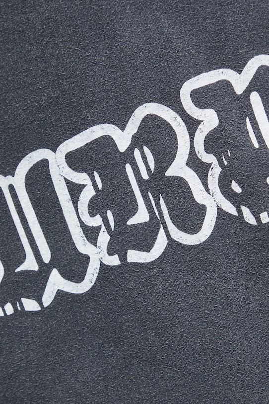 Βαμβακερή μπλούζα με μακριά μανίκια PURPLE BRAND TEXTURED JERSEY LS TEE P204.JWGW125 γκρί