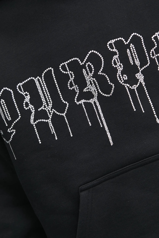 PURPLE BRAND hanorac de bumbac HWT FLEECE PO HOODY P401.HBGD125 negru