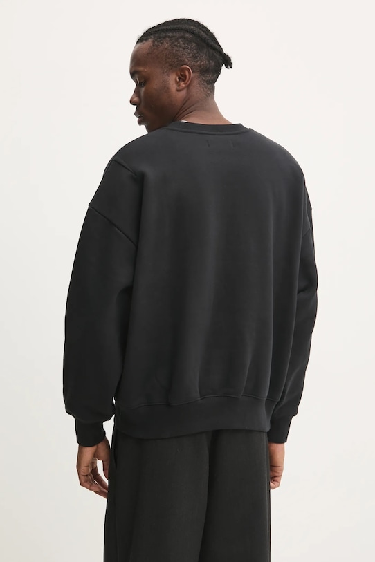 Îmbrăcăminte PURPLE BRAND hanorac de bumbac HWT FLEECE CREWNECK P402.HBWD125 negru